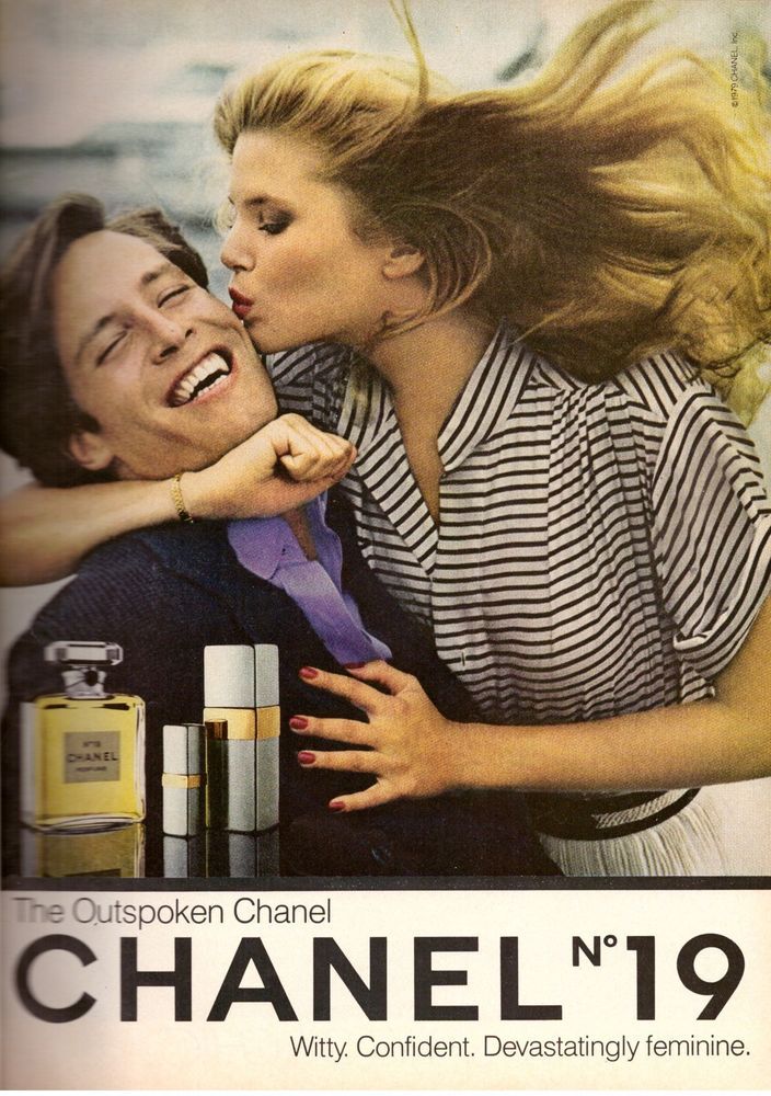 1984 Chanel No. 19 perfume devastatingly feminine ad